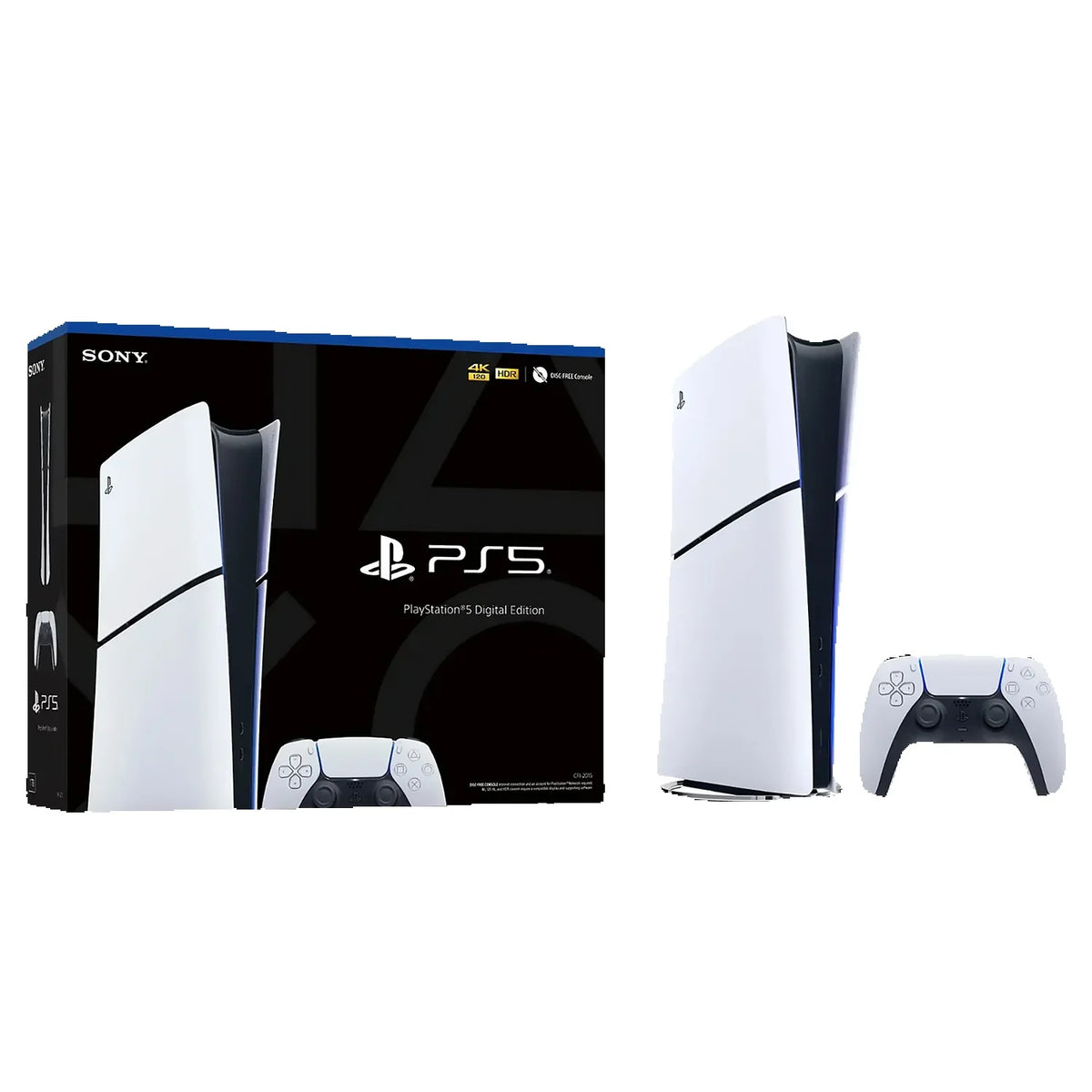 Sony PS5 Digital Gaming System, Slim Console with High-Speed SSD
