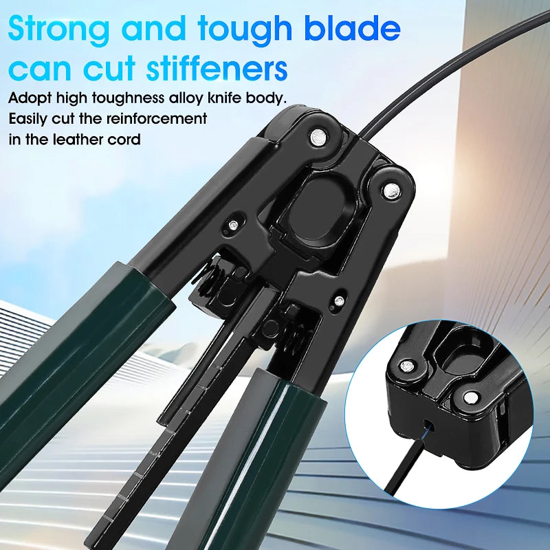 Fiber Optic Tool Kit Three-port Optical Fiber Stripper Wire Strippers Fiber Stripping Pliers Leather Wire Stripper FTTH Tools