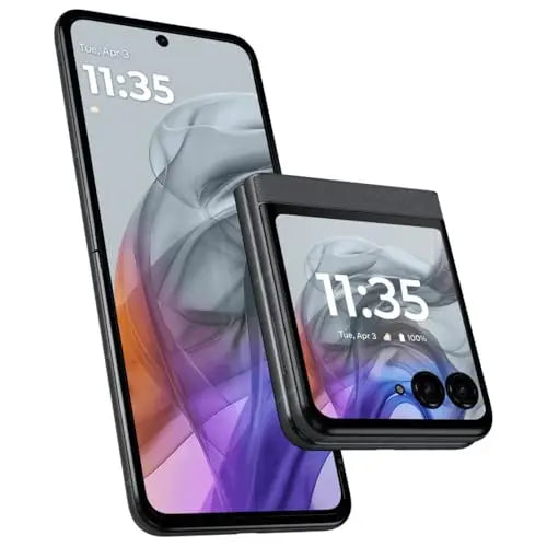 [ Locked] Motorola / Razr (2024) / XT2453-3 / Koala Grey / Other / Locked / 256GB / Grade 1  Functional Used Cell‑Phone Charging Cable Included